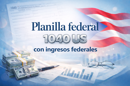 Planilla Federal US con ingresos federales W2